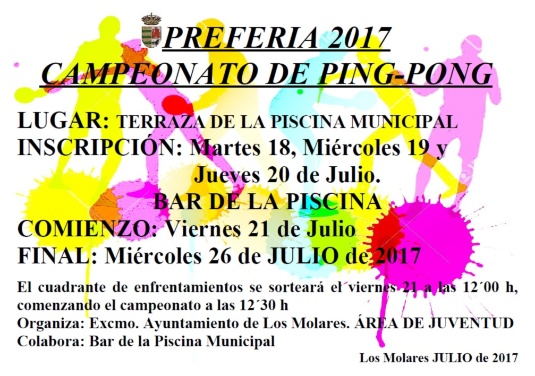 campeonato de ping pong. 2017