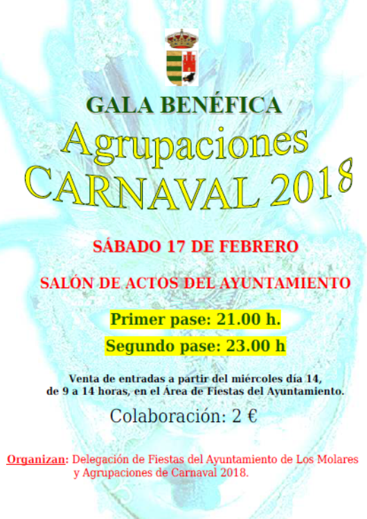 Gala benefica carnaval